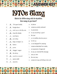 1970s Slang